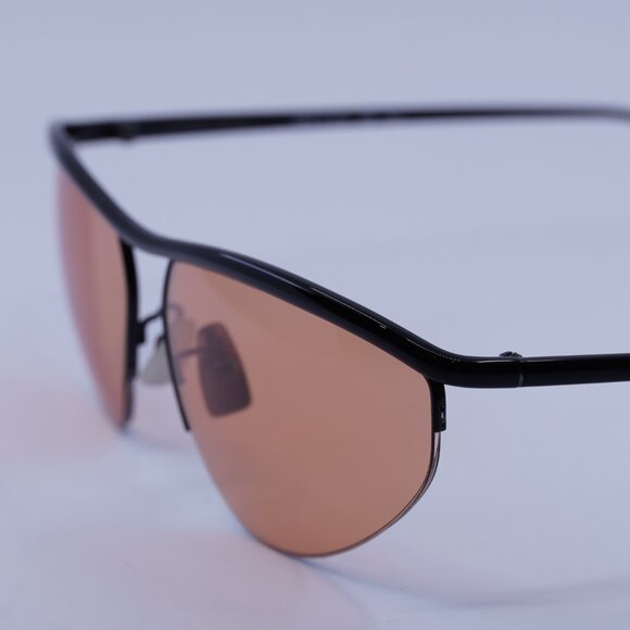Bottega Veneta BV1091S 005 Sunglasses Black Cat Eye Frame, Orange Lenses main image 7